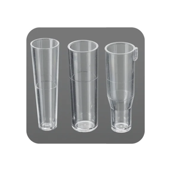 Disposable plastic cuvette cup for beckman coulter analyzer