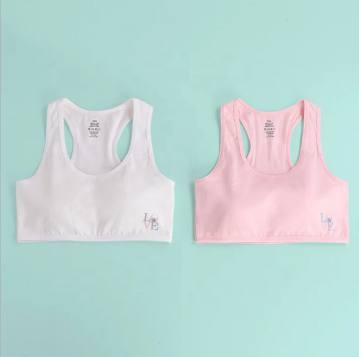 Wholesale & Custom Latest Female Designs Bra For Ladies Women Cotton Comfy Top Shirt Manufacture Teens Clothes