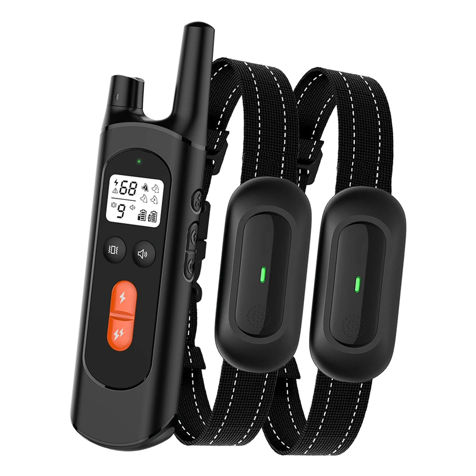 Amazon 2021 Pet Training Products Remote Control Dog Collar Anti Barking Training Device