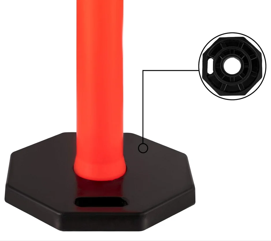 F Safety Bollard, Bollard Post,Perfect for Traffic-Sensitive Area Parking Lots