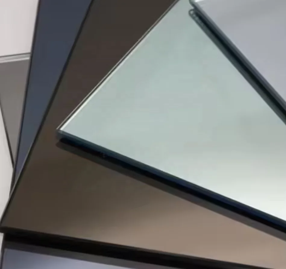 2024 New High Quality One Two Way Mirror Glass Hot Selling for Exterior Decoration Bulletproof Curtain Wall Bathroom Application