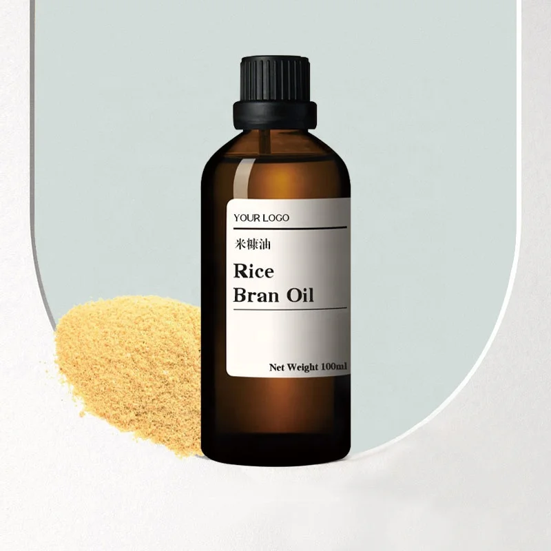 Rice Bran Extract Bulk Rice Bran Oil Cold Pressed Unrefined Organic Carrier Oil