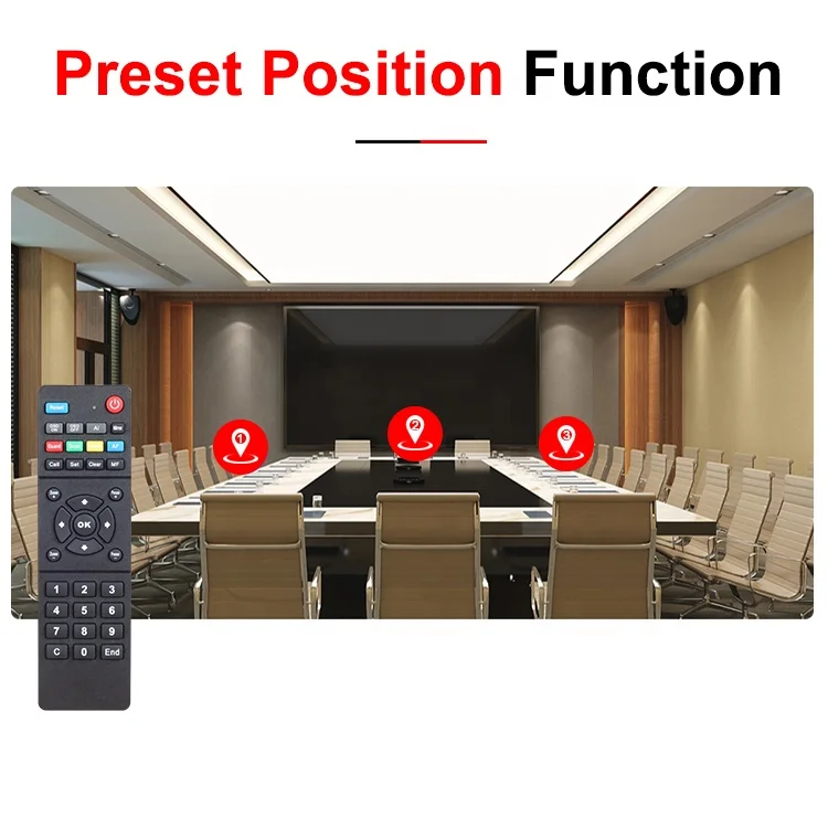 4MP 4X HD PTZ USB2.0 широкоугольная мини-камера для видеоконференции в