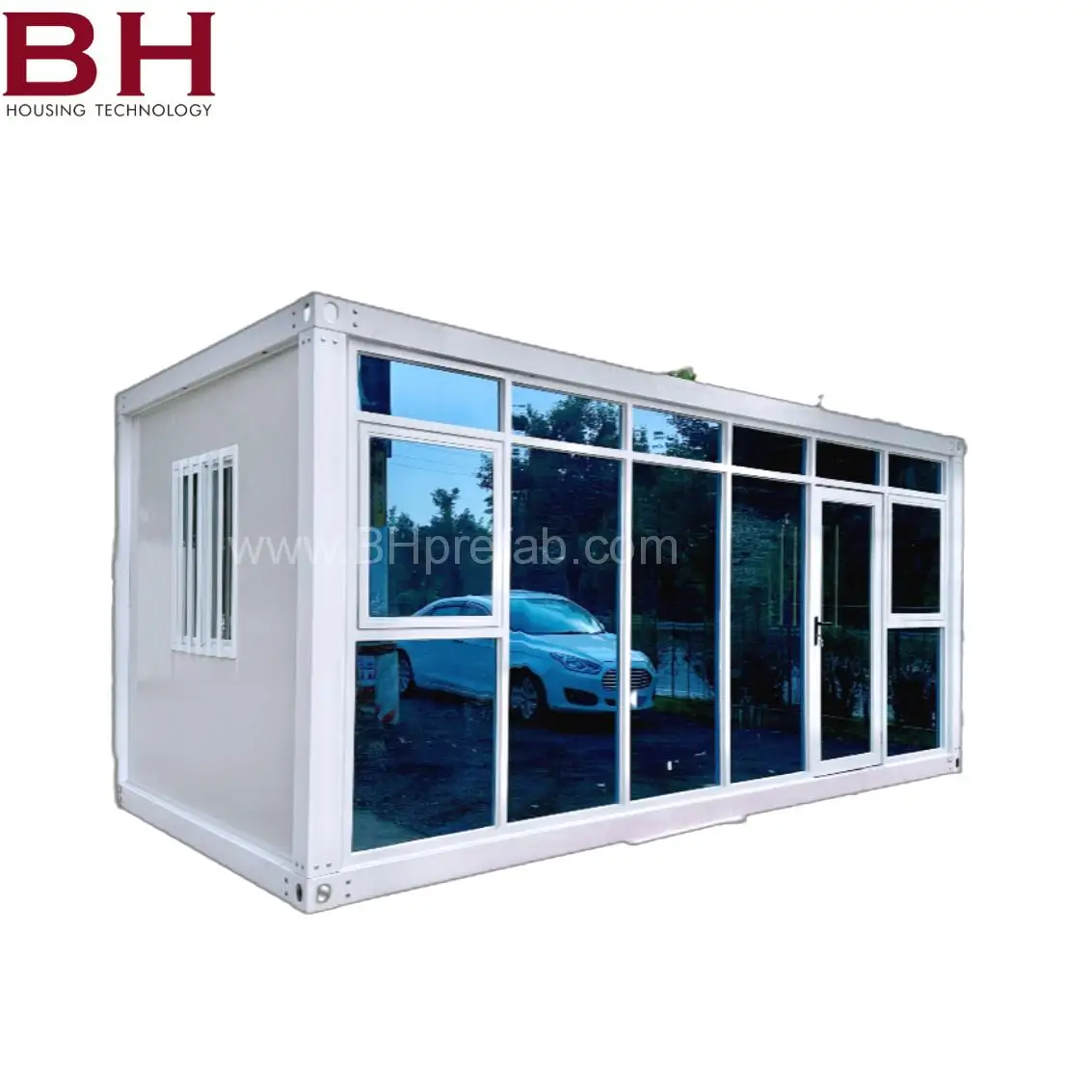 New Model Customized  Detachable Container House prefab prefabricated houses with Terrace For office
