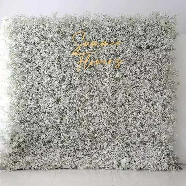 Wedding Centerpieces Decorations Artificial White Flower Wall Flower Ball Flower Runner