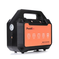 PUXICOO New AC 100-220V DC12v 24v Solar Energy Stations 25.9V52Ah Spare Emergency Use Portable Storage Power Bank
