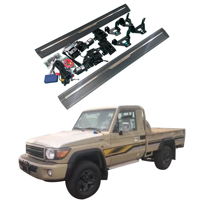 2 door 4 door LC79 Exterior Accessories Aluminum alloy power running boards car side foot step for TOYOTA Land Cruiser 79