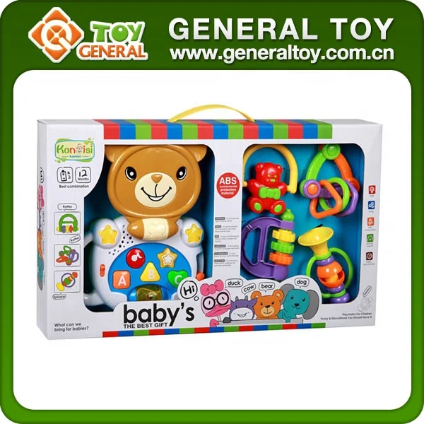 Wholesale Baby Rattles, Baby Rattle Toys, Baby Rattle Set Toy Plastic Baby Teether Rattle