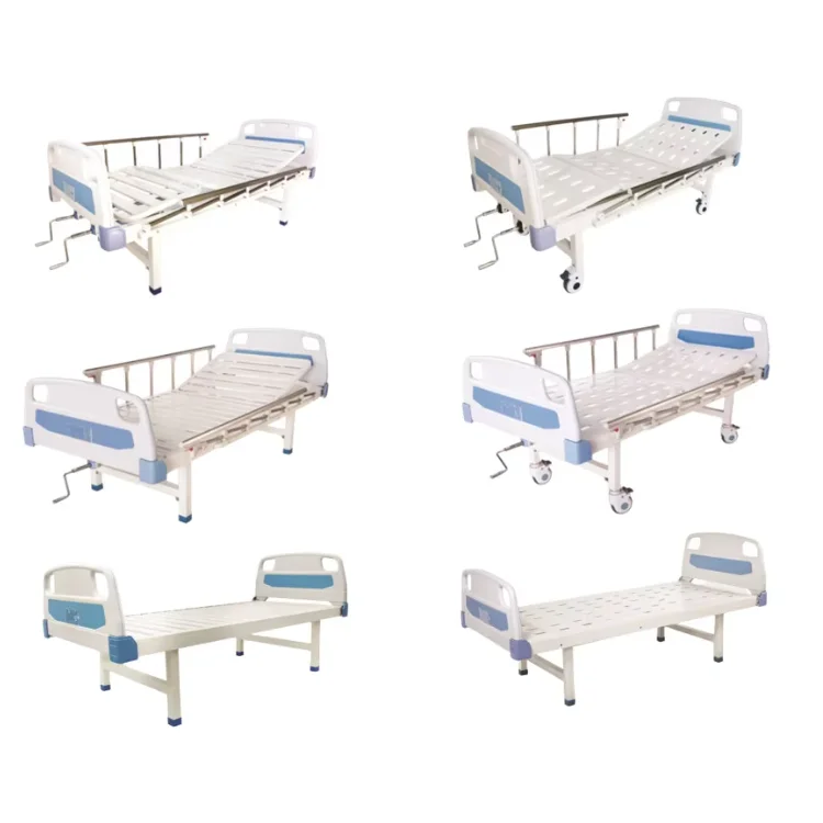 Cheap price manual hospital bed, adjustable medical bed hospital equipment, hospital bed one crank hospital bed 1 function