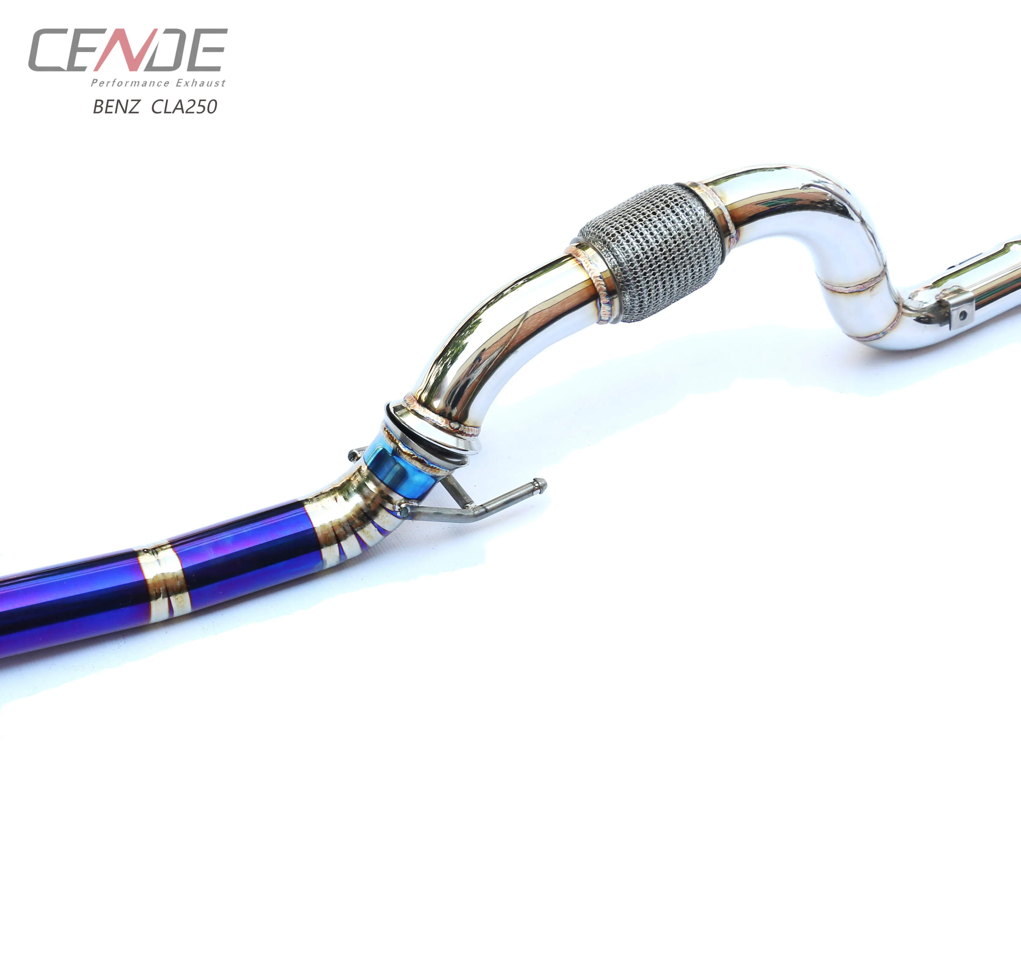 CENDE Active Sound Sport Titanium Catback Exhaust for Mercedes Benz CLA250 exhaust 2014