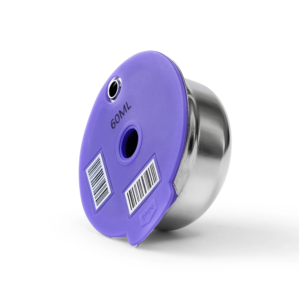 ICafilas Reusable Coffee Capsule Pods with Stainless Steel Refillable Filter Compatible with Tassimos Customize to your needs
