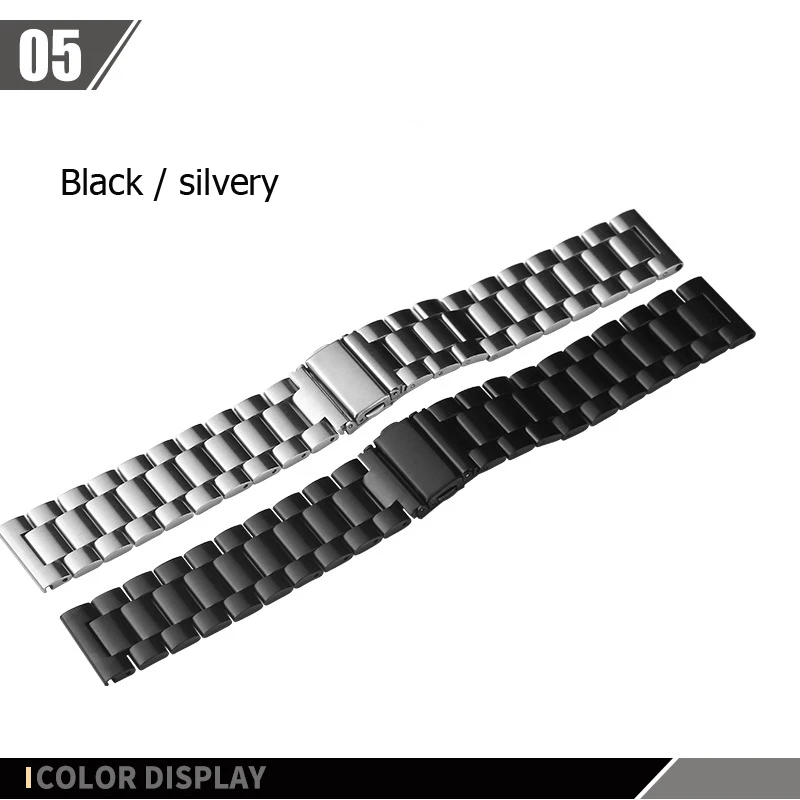 
Solid steel strap 304 stainless steel strap watch metal watch accessories 18 20 22 24mm iwatch bands 