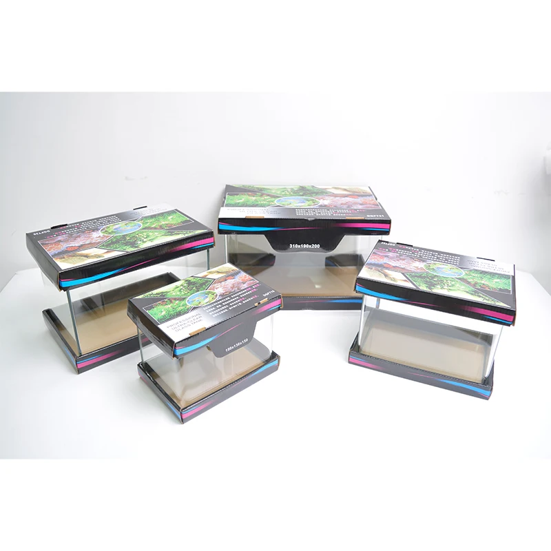 Фабрика аквариумный стеклянный аквариум Ультра белый 4 в 1