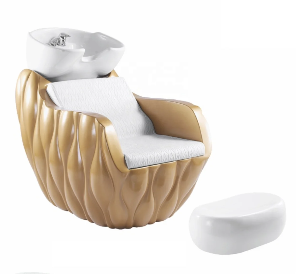 
New salon furniture golden mirror station factory direct price HY-2018B 