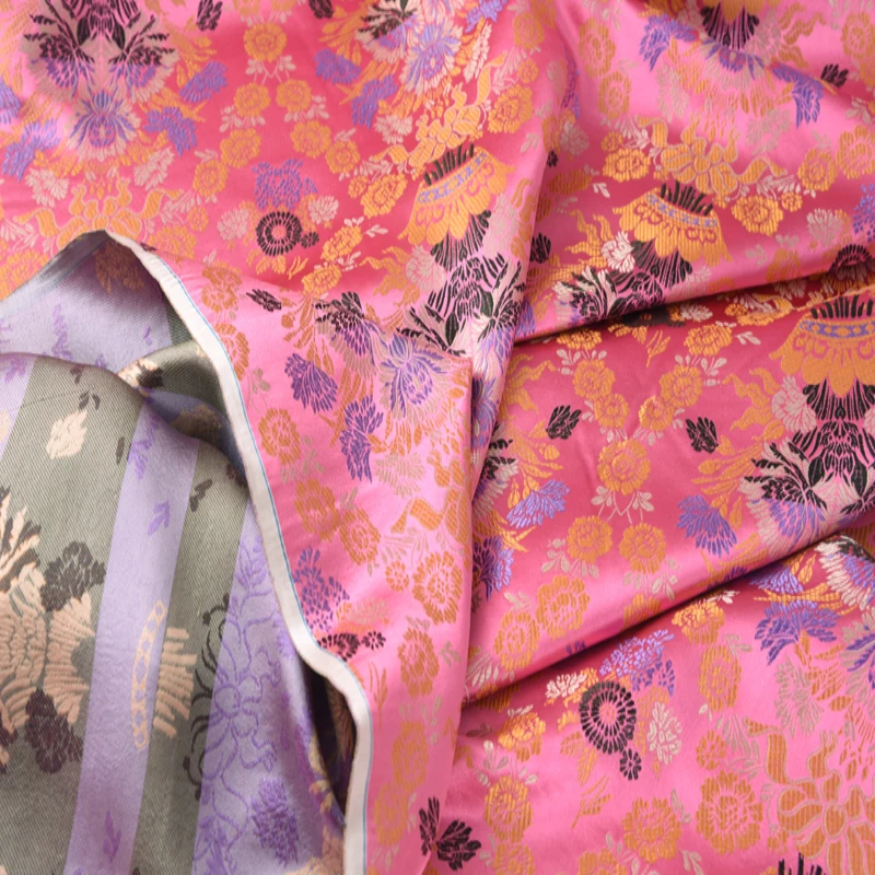 hotsale jacquard satin fabric rolls/pure satin silk charmeuse in stock