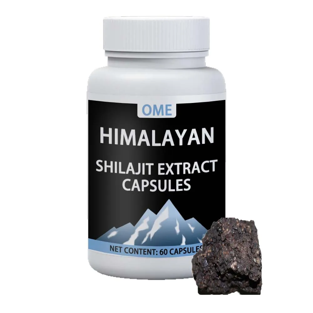 Капсулы собственной торговой марки OEM Himalayan Shilajit-таблетки богатые 85 минералами и гуминовой кислотой
