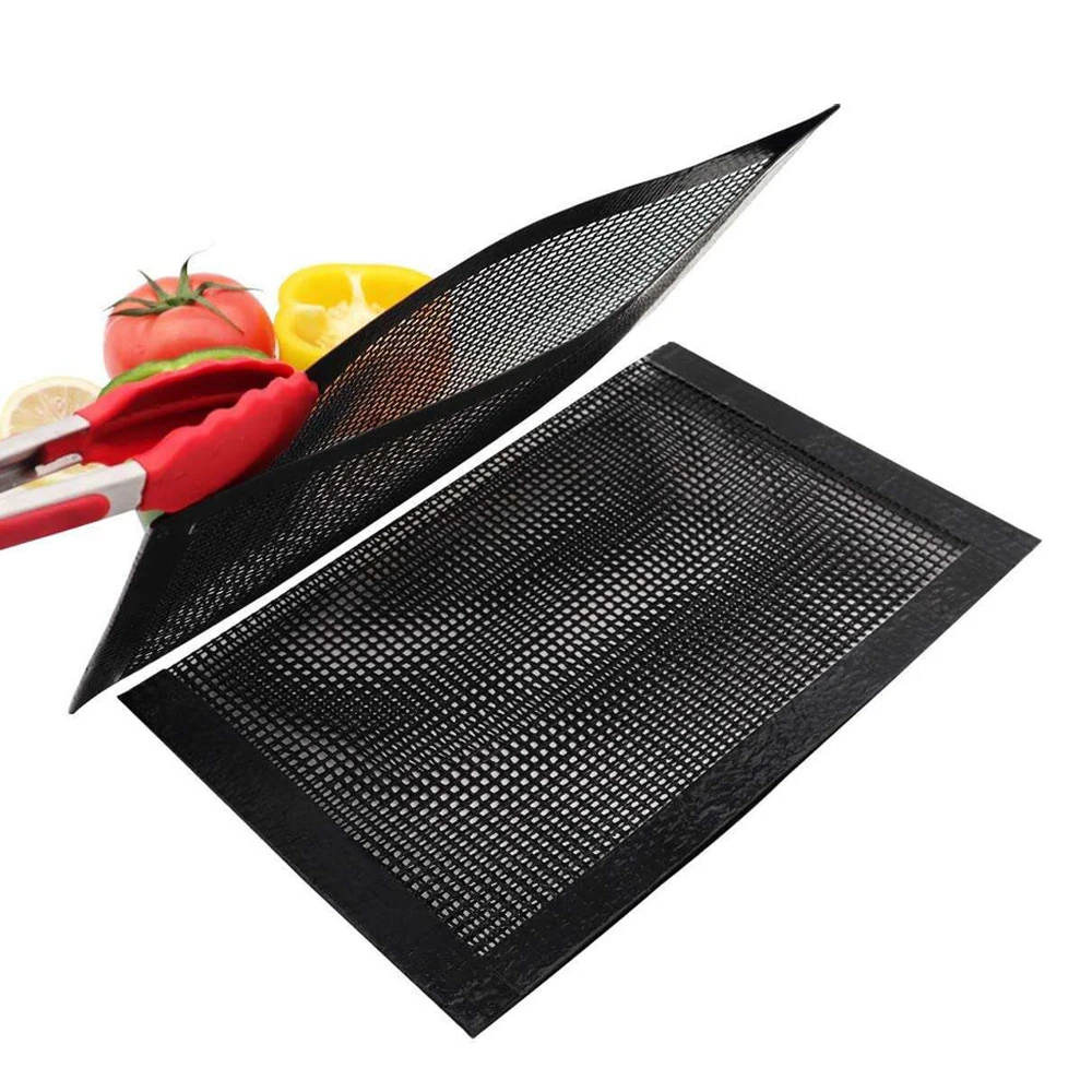 Best Seller Barbecue Accessories PTFE Mesh Bag Non stick Easy Clean BBQ Grill Mesh Bag