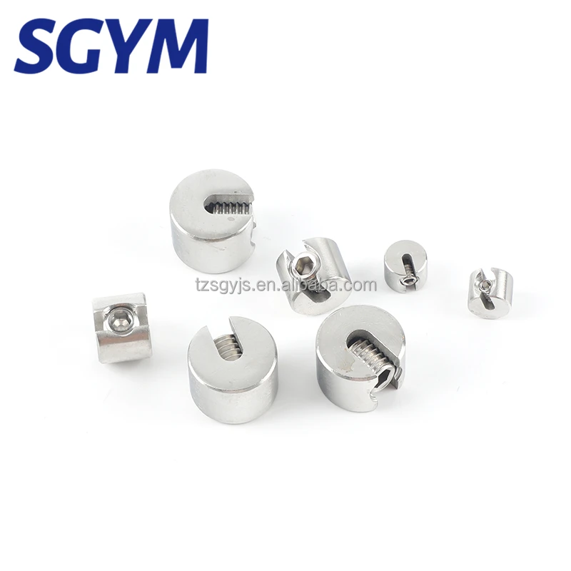 SGYM 2mm Rope Clips Stainless Steel 316 Rigging Hardware  Wire Rope Fittings Cable Clamp