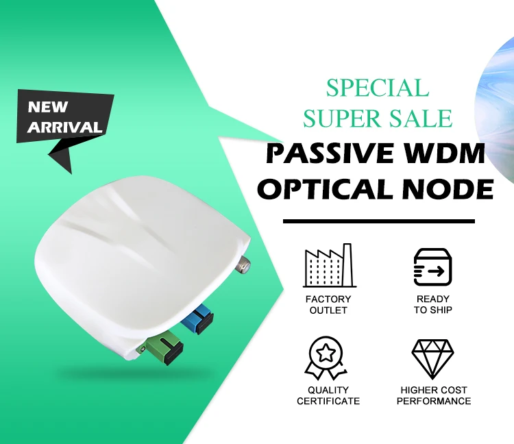 FTTH Optical passive CATV Receiver Node WDM Mini Node optical Converter