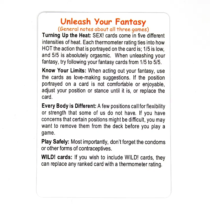 Best Prices 54 Pcs Cards Game Sexual Positions Playing Cards Sex Board Games Toys Sex Toys Products For Adult Men Women Couples