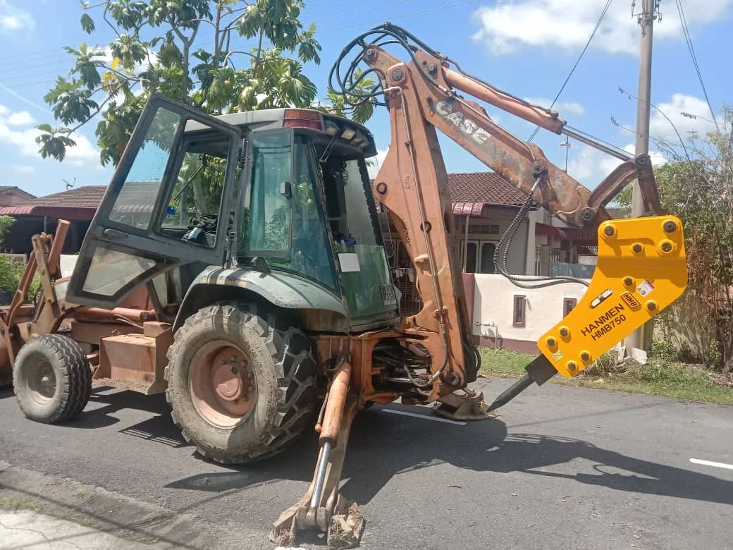 Backhoe loader hydraulic hammer jcb 3cx hydraulic Rock Breaker Hammer For 6-9 Tons Excavator