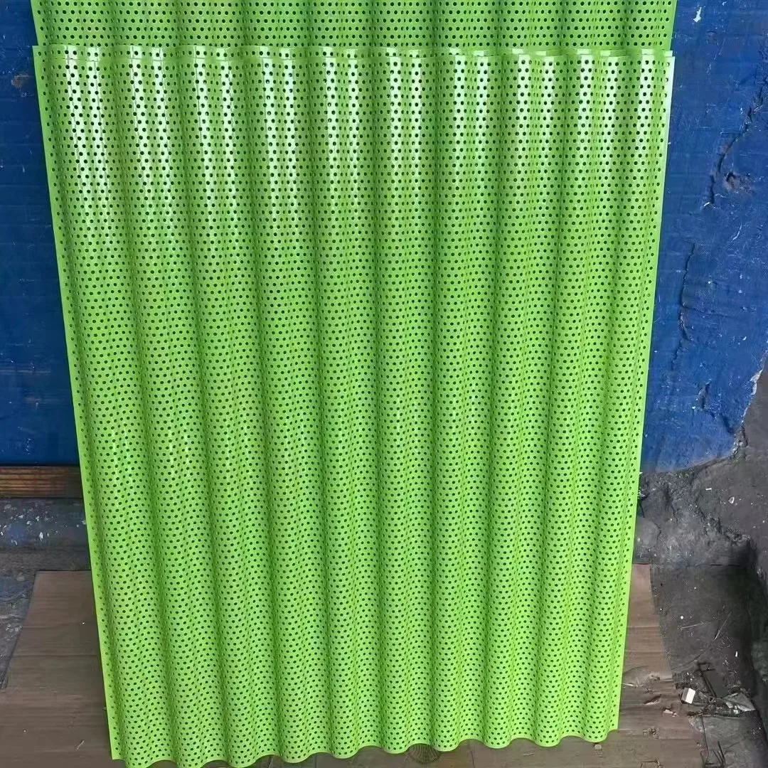 Aluminum Laser Cut Facade Panel And Office Exterior Wall Cladding Natural Surface