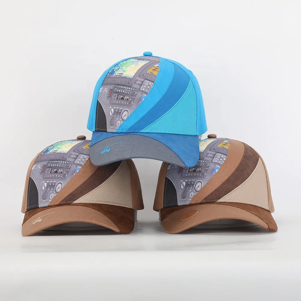 BSCI Wholesale Custom High Quality Trendy Mens Embroidery Logo 5 Panel Sport Hat,Brown Cotton Gorras,Printed Baseball Cap Hat