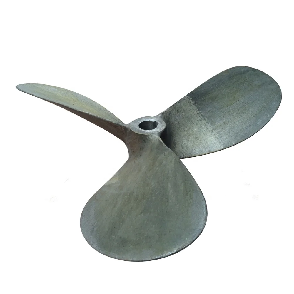 ANSHUN 3 Blades Alloy Aluminum Propeller for Electric Motor Marine Outboard Propeller 7.25x5 Inch