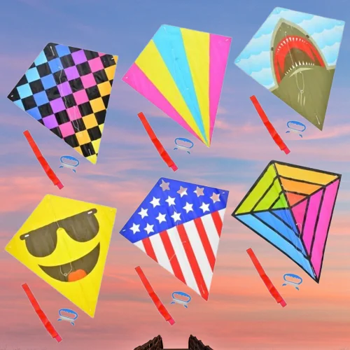 OEM/ODM LOGO Commercial Promotion Weifang kites for adults Drawing diamond custom kites Teaching Publicity kite