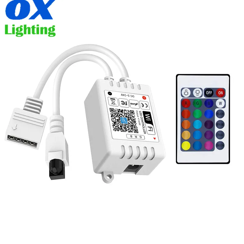 Wifi контроллер для смартфона управление через приложение Smart WIFI RGB RGBW контроллер светодиодной ленты