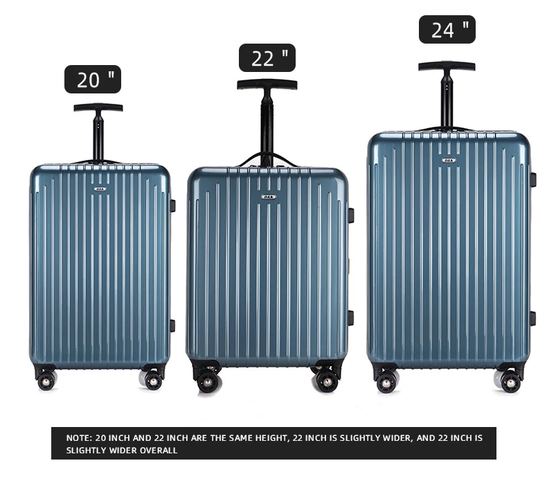 Wholesale 2023 new fashion  ABS luggage boarding case set for unisex