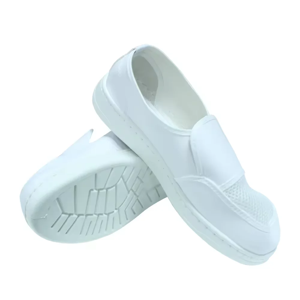 Washable White Mesh Upper SPU Sole Anti-Static Dust-Free ESD Shoes Cleanroom Antistatic Shoes For Computer Factory Lab Workshop