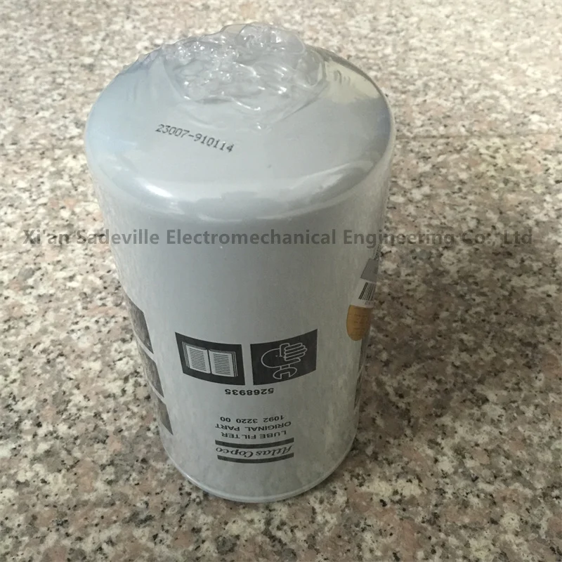 Genuine Atlas Copco engine oil filter Atlas Copco oil filter 1092322000 Atlas air compressor filter element