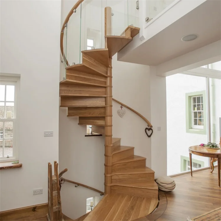 High end indoor stair used outdoor spiral staircase design galvanized steel beam stair