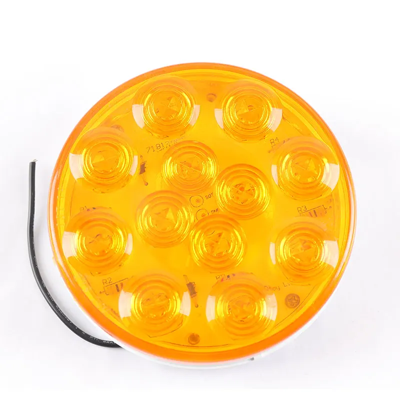 Best Selling Standard Size EMARK Waterproof E4 LED Plastic Mounting Ring Tail Light LED Indicated Truck Lamp