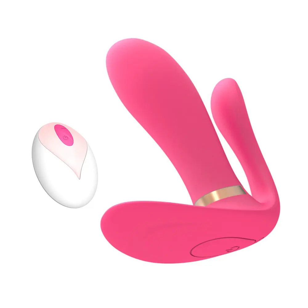 silicone usb rechargeable wireless remote control underwear wearable vibrator for women