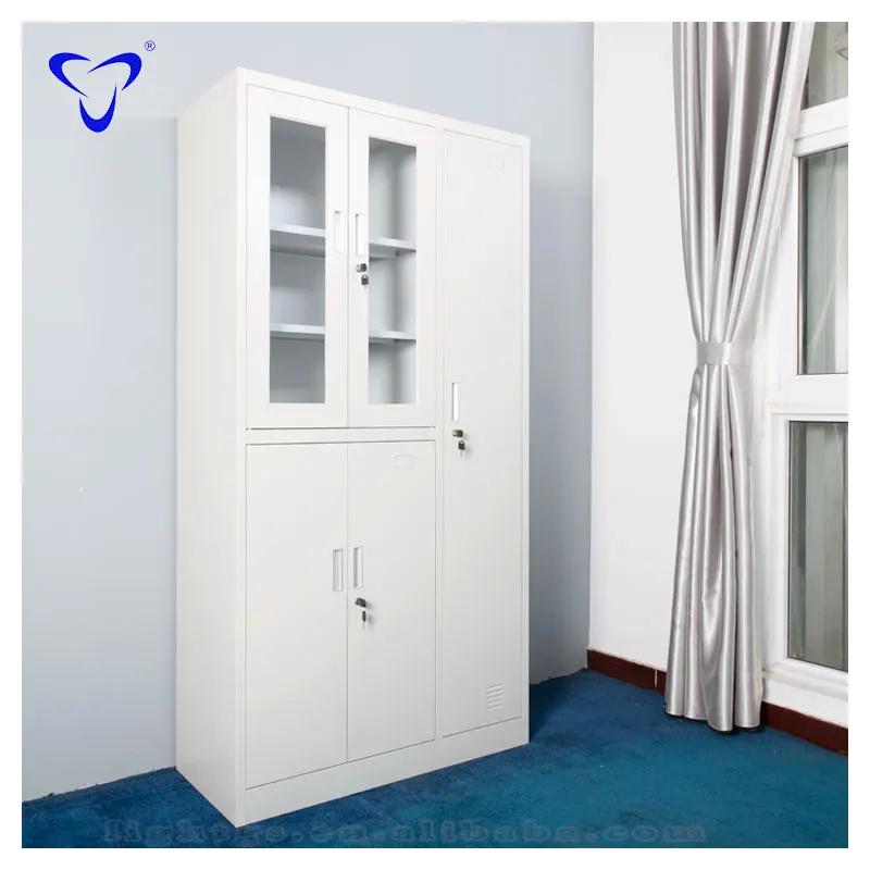 Wholesale custom Steel office Home furniture suitable for student library use file storage cabinet book display cabinet