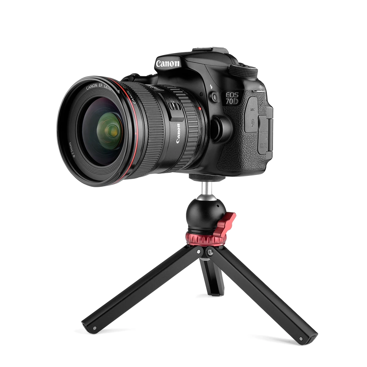 YELANGU-Mini Universal Smartphone Stand Tripod  Holder and Head Ball Stabilizer for Camera Mobile