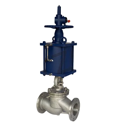 
Pneumatic globe valve 