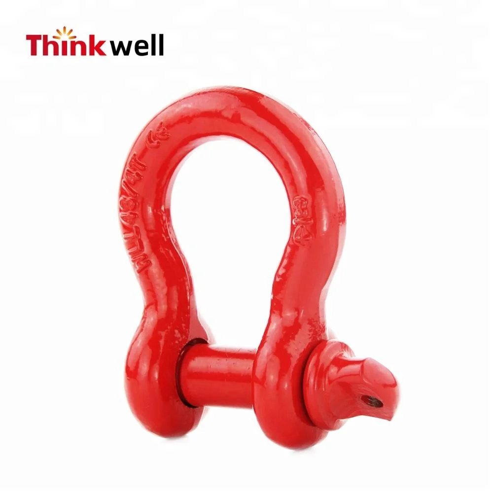 Factory Price 8T Heavy Duty Off Road Bow Shackles Accessories With D Ring Shackle Isolator
