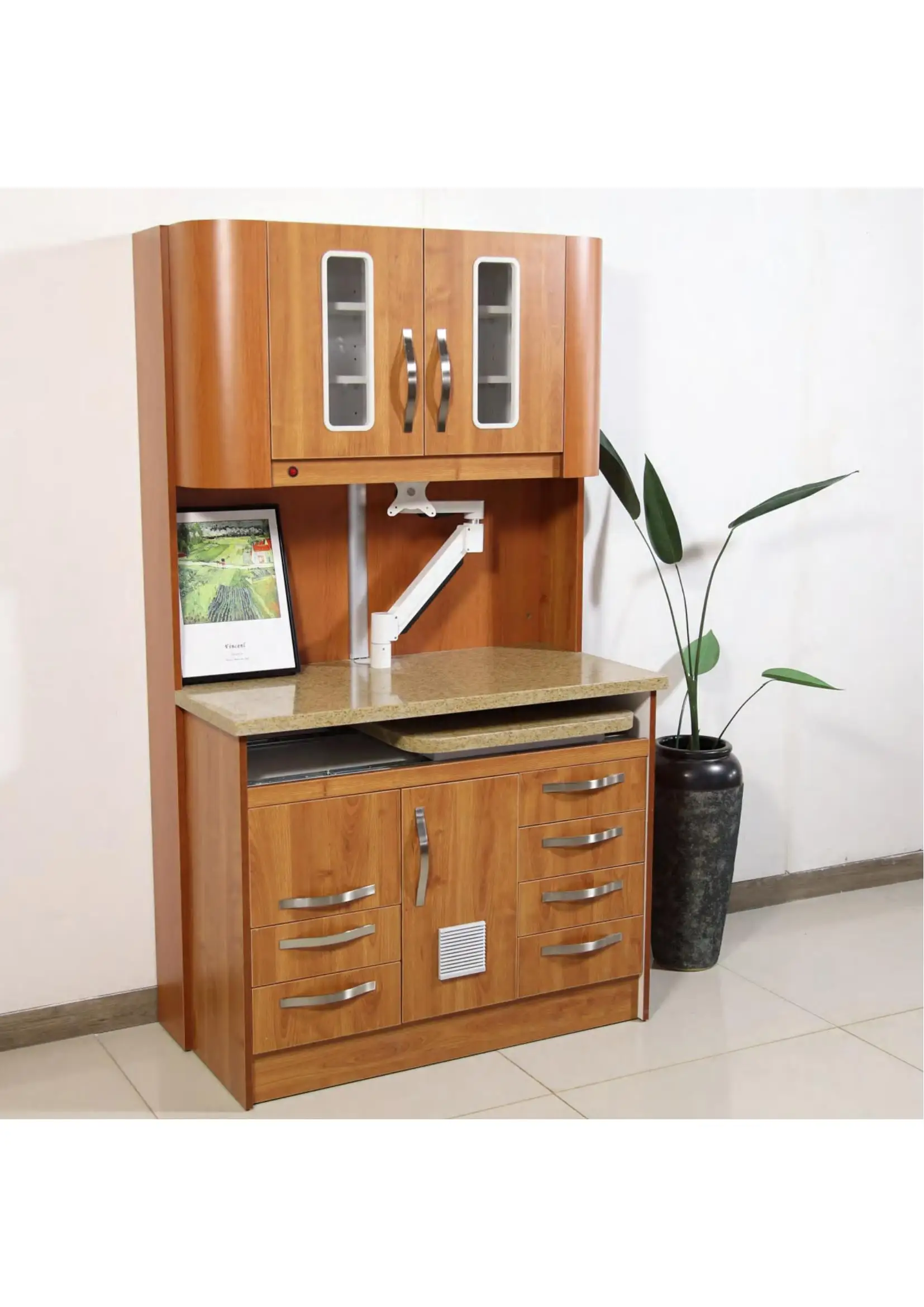 DC-18 12 o clock dental cabinets for sale used dental cabinets stand alone dental cabinet with sink