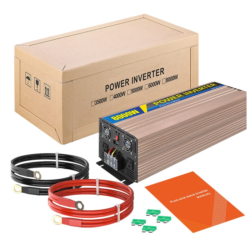 500W 1000W Pure Sine Wave Inverter DC 12V 24V To AC 220V 50Hz 60Hz Voltage Transformer Converter Solar Off Grid Power Inverters