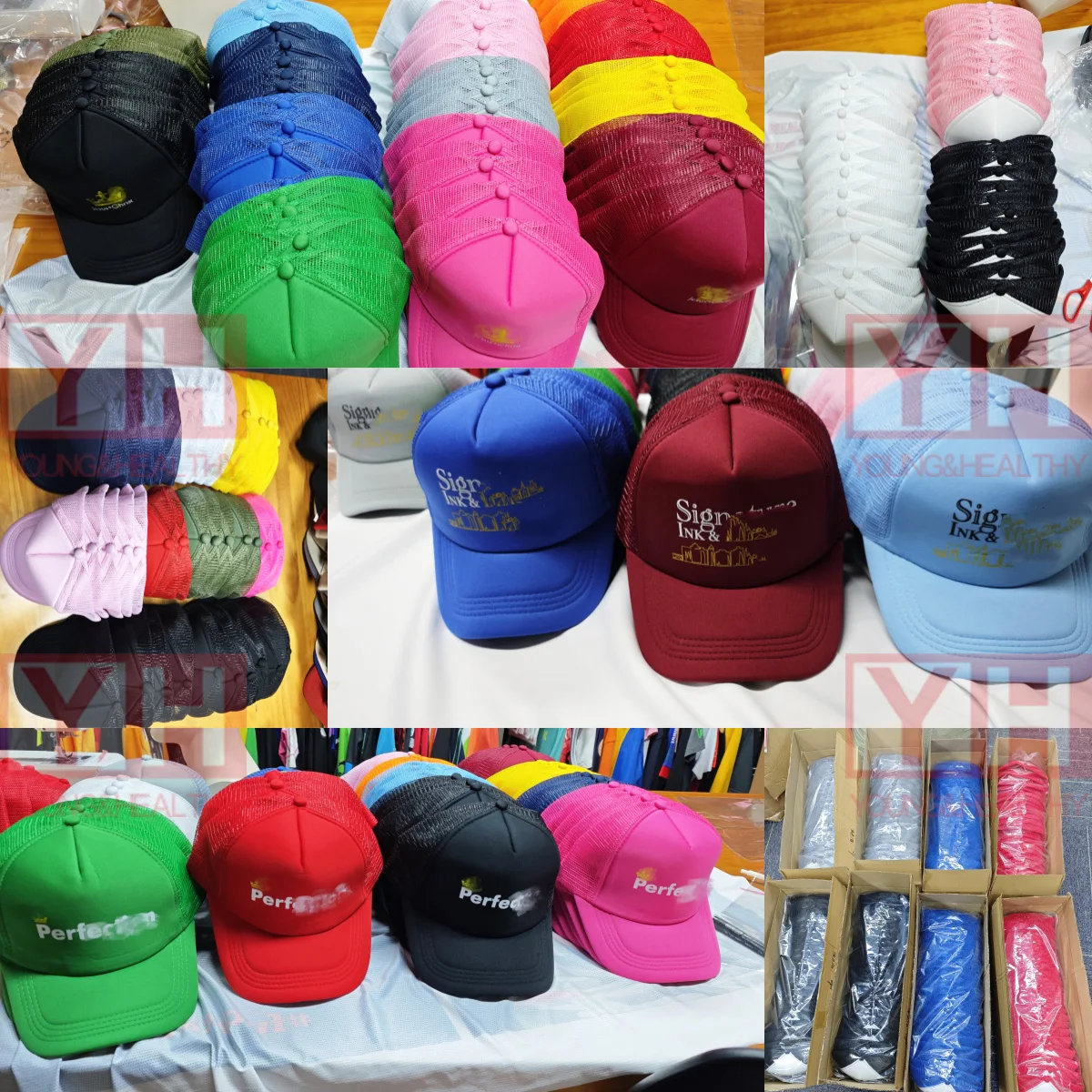 High Quality Black Trucker Caps For Sublimation Embroidery Custom Puff Print Blank Running Trucker Hat For Men