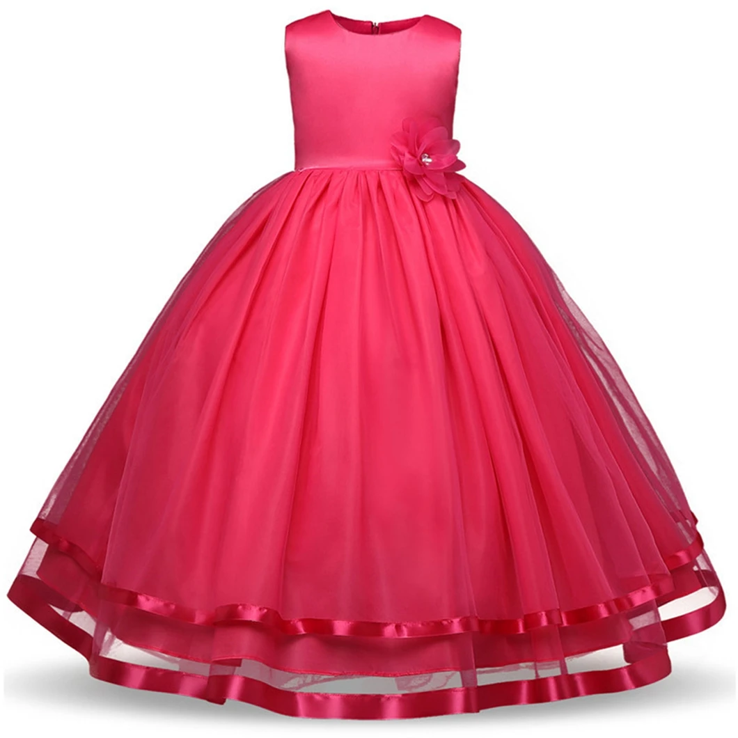 Toddler Girl tutu Dresses Best Selling Boutique Newest Design Fashion Summer Lace tulle Dress pageant party ball gown
