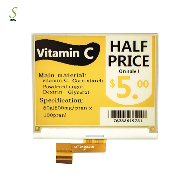 Shop 4.2'Electronic Wireless Digital E paper E-ink Displays