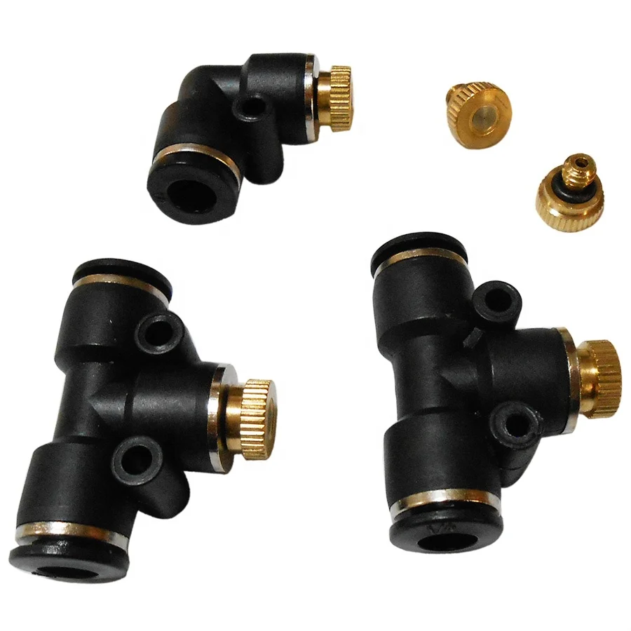 mini low pressure fog nozzle,0.2mm mist cooling nozzle