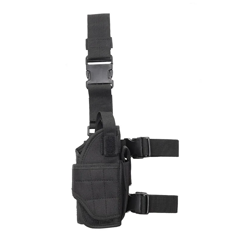 Outdoor sports  leg set multi-functional camouflage tactics quick pull set  fan tactical tool leg bag in stock