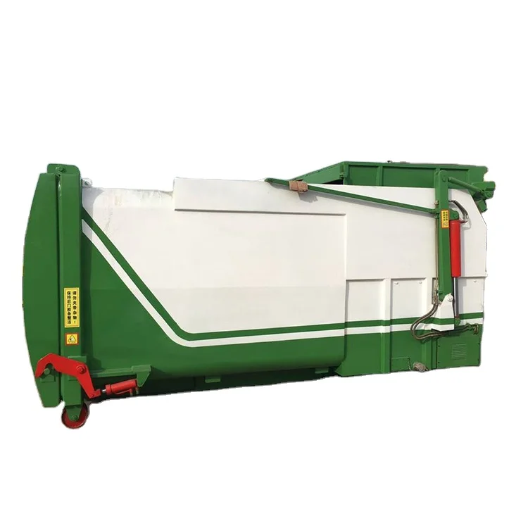 
Horizontal Fixed Garbage Compression Equipment Paper Machine Waste Management Trash Compactor 