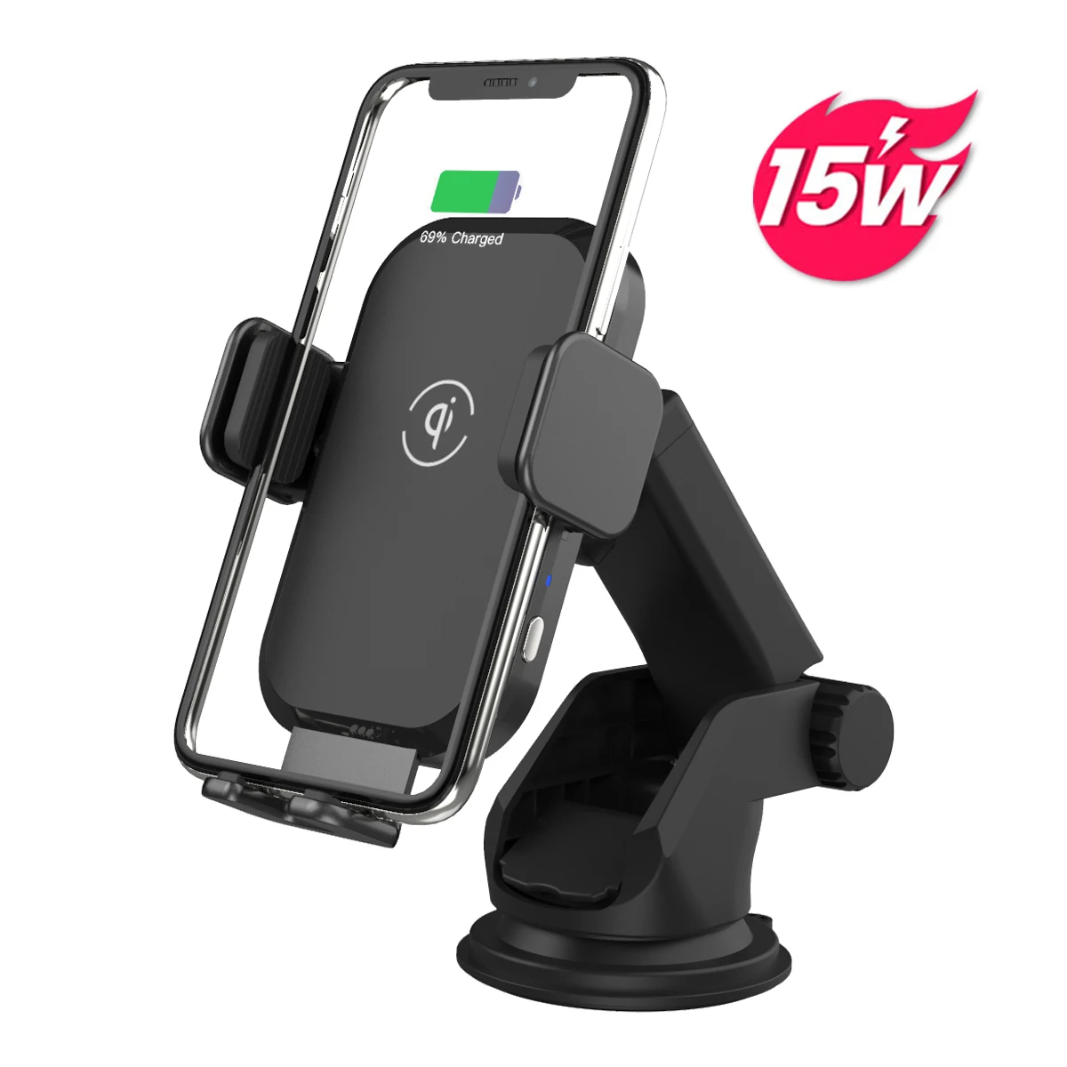 Hot Selling Fast Charging Wireless Car Charger Air Vent Car Wireless Charger Auto Clamp Phone Holder