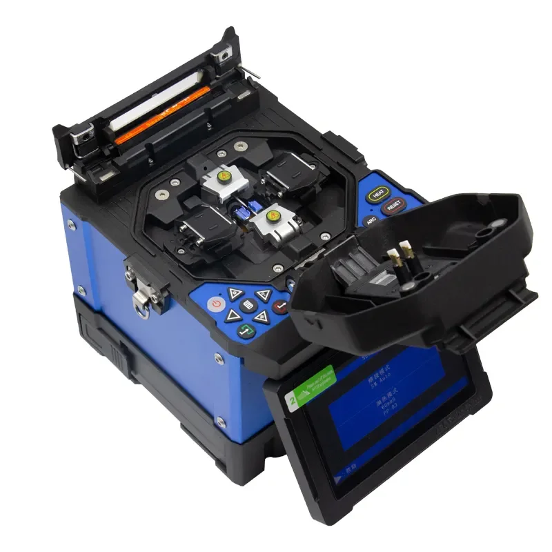 Hot Sale Fiber Optic Splicing Machine with OEM Service optical Fusion Splicer JW4109 blue Welding Multi-language for telecom